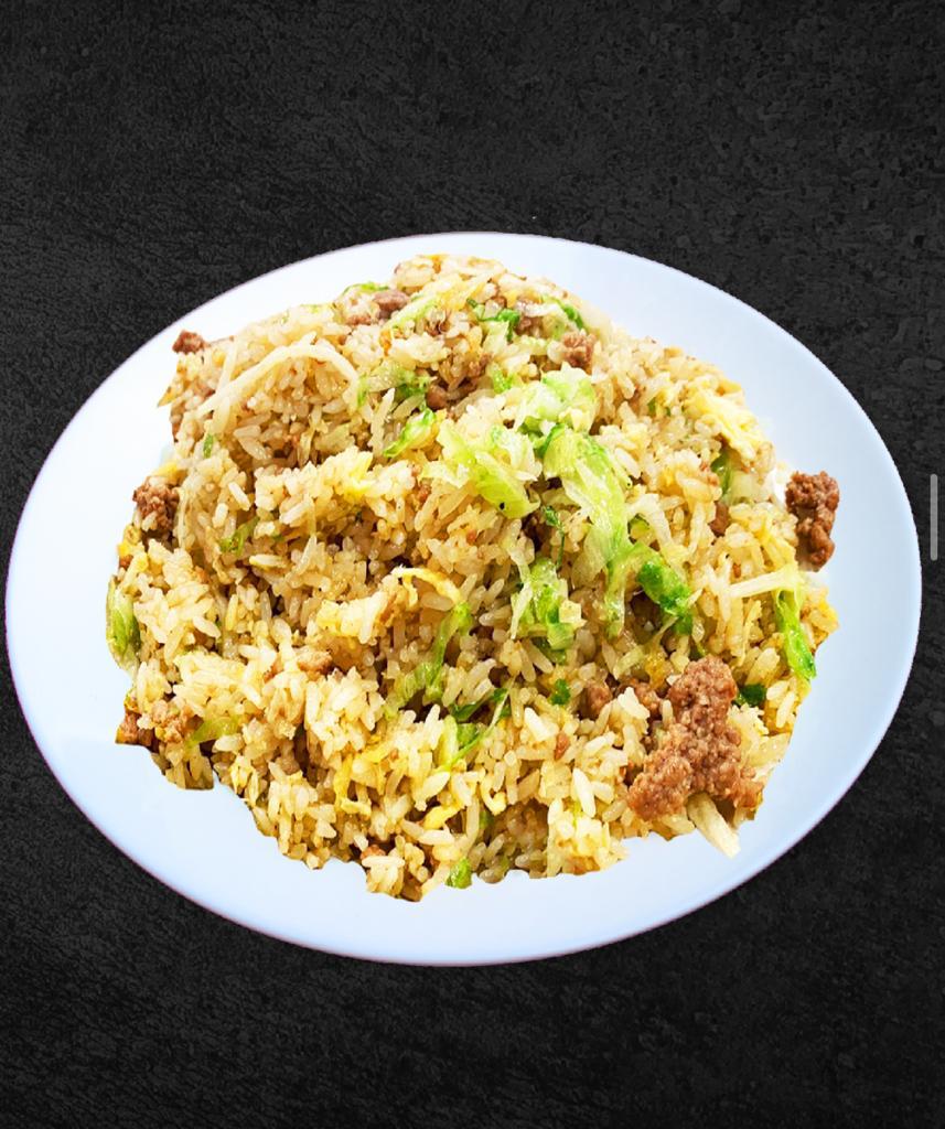 Minced Beef Fried Rice (生炒牛肉飯)